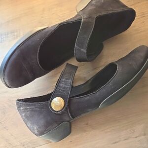 Arche Soft Suede Kitten Heel MaryJane EU37